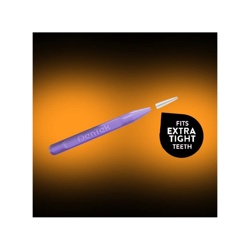 Dentek Slim Brush 32 Count Deep Clean Tight Teeth (6
