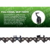 8TEN Full Chisel Skip Tooth Chainsaw Chain 24 Inch .058