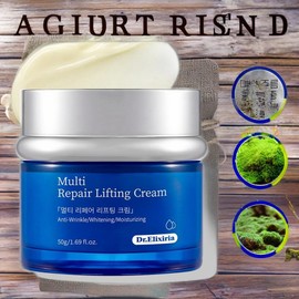 DR Elixsa skin condition improvement, skin protection, wrinkle improvement cream, retinol, elasticity, lifting, whitening cream, nasolabial fold wrinkle care, cica soothing, nourishing moisture cream, 1 pack 50g / 디알엘릭사 피부상태개선 피부보호 주름 개선 크림 레티놀 탄력 리프팅 미백 크림 미간 팔자주름 링클 케어 시카 진정 영양 수분 크림 1개 50g