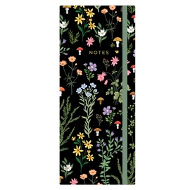 Blue Sky Sticky Notes Folio with List Pad, Non-Dated, Glued Binding with Bungee Closure, Portable to-Do List and Note Organizer (Kimmy Matte, 6.81" x 2.95")