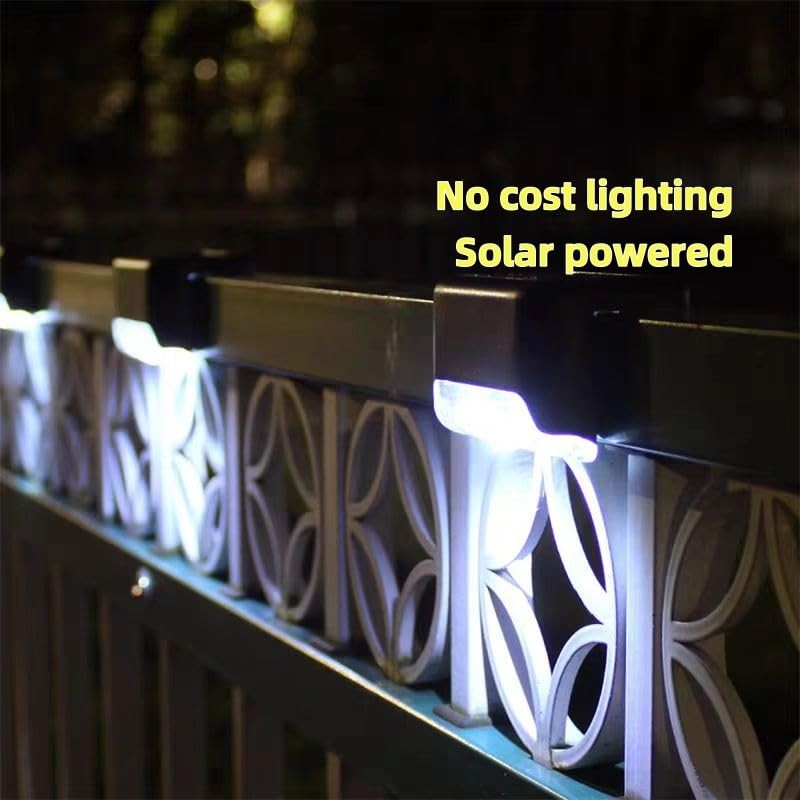 GZZYPZ Solar Outdoor Waterproof Itelligent Induction Deck Light 16 Pack