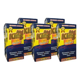 Pack 5 Pz Atri King Omega 3 Suplemento Alimenticio 100 Tab