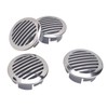 4pcs Stainless Steel Air Vents Louvered Grille Cover Vent Hood