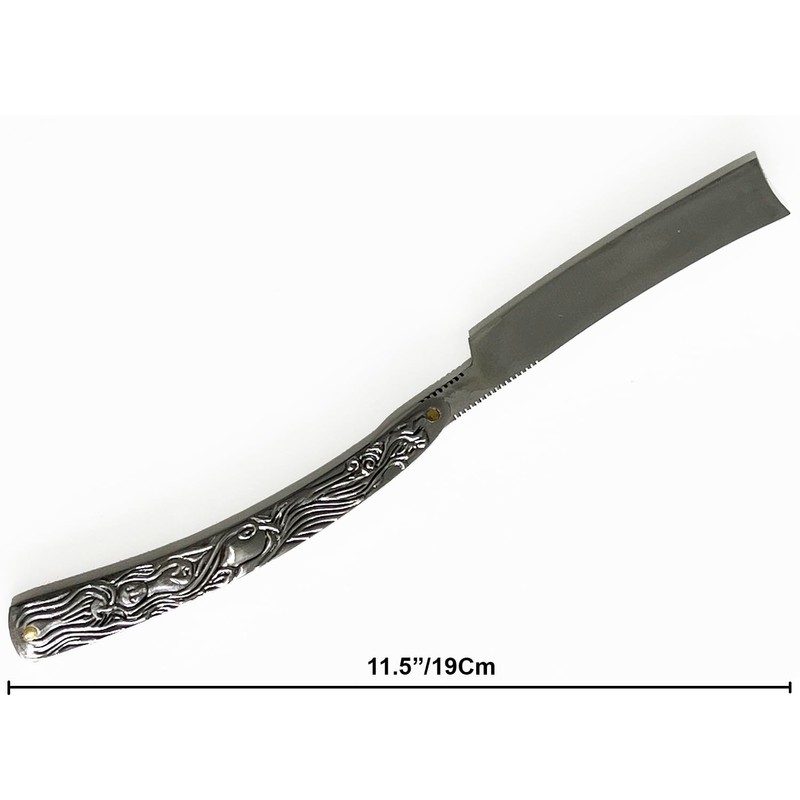 10.5" Sweeney Todd Straight Blade Barber Razor Pocket Knife Shaving