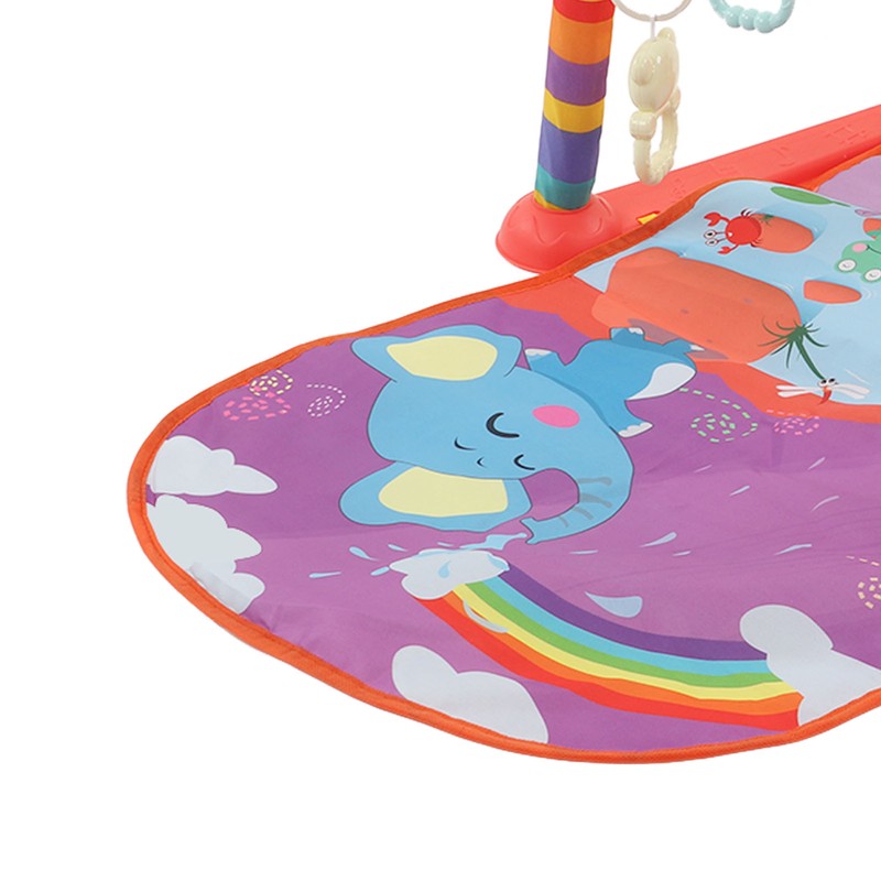 Baby Gym Piano Mat Lullabies Lights Detachable Early Educational Baby