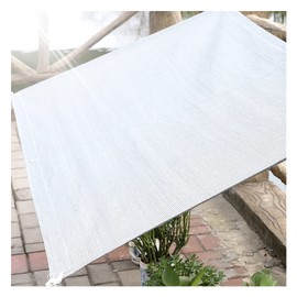 Sun Shade Sail, 90% UV Block Sun Shade Sail with Eyelets Rectangular Waterproof Breathable for Garden Patio Outdoor Patio Balcony (Color : White, Size : 1x3m)
