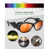 FAHKNS Laser Safety Glasses Protection Glasses 190-550nm & 800-1100nm OD4+