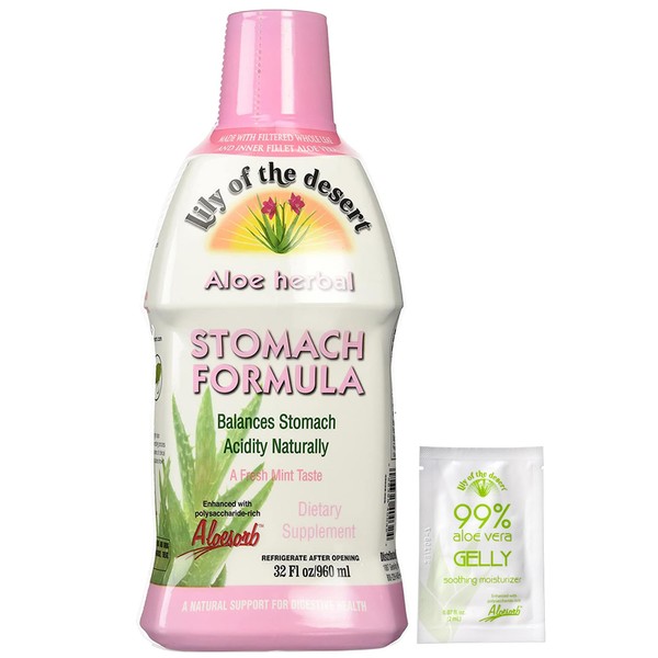 Lily of The Desert Stomach Formula, Organic Aloe Vera Juice