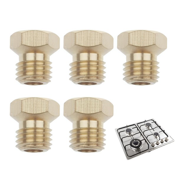 Jecdfs Pack of 5 Gas Nozzle Injectors for LPG Propane