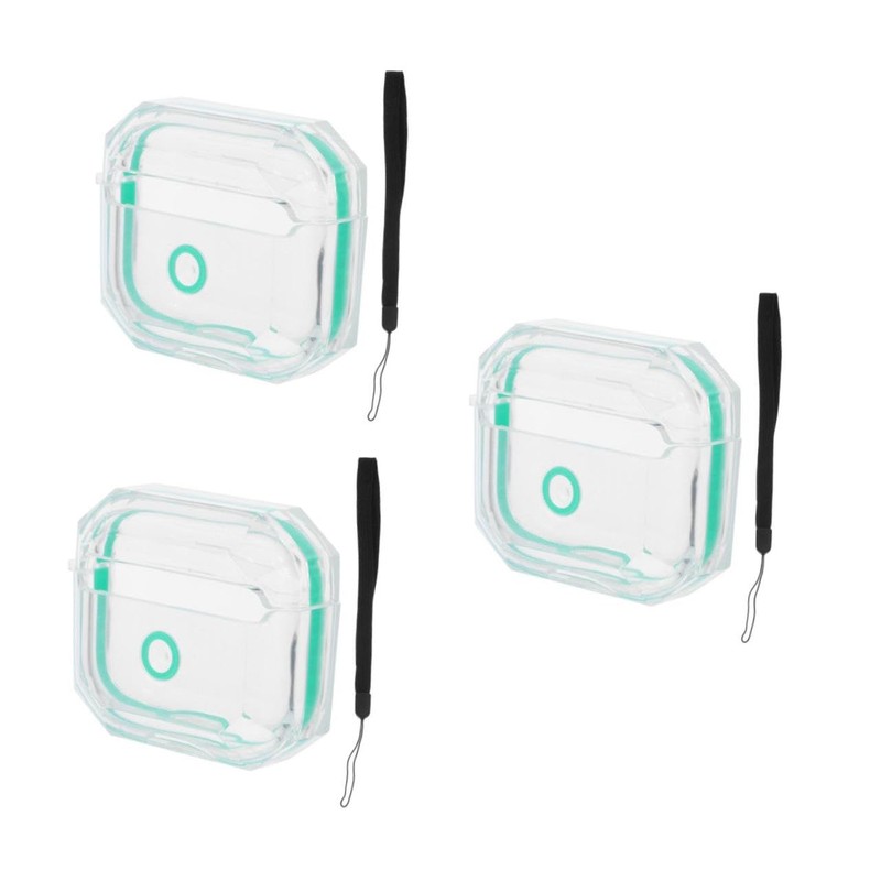 Gatuida 3pcs Wireless Earphone Protector Case Cover for Mint Green