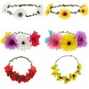 Zac's Alter Ego Set of 6 Daisy Flower Headband- Weddings,