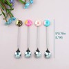 AUEAR, 4 Pack Stirring Spoons Cute Doughnut Coffee Spoon Stainless