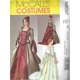 McCall's Victorian Costume Misses size 6-12 McCalls 6097 Sewing Pattern