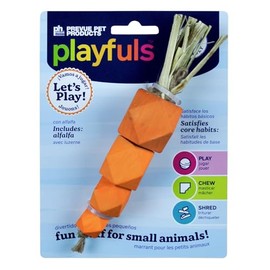 Prevue Pet Products Playfuls Alfalfa Carrot Crunch Small Animal Chew Toy