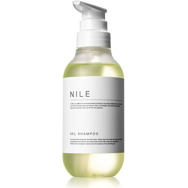 NILE Men's Ultra Dense Foam Gel Shampoo, Rinse In Amino Acids (Laffrance Scent)