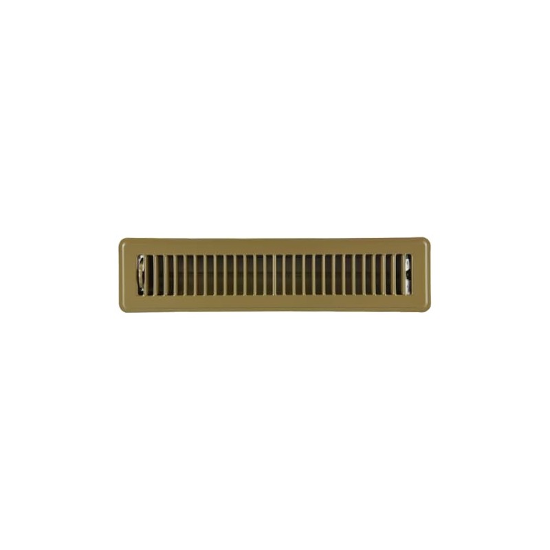 Hartford Ventilation Brown Floor Register Vent for 2" x 14"