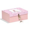 Scatola con lucchetto cm 18,5x14x7,5 ideale per custodire segreti, gioielli