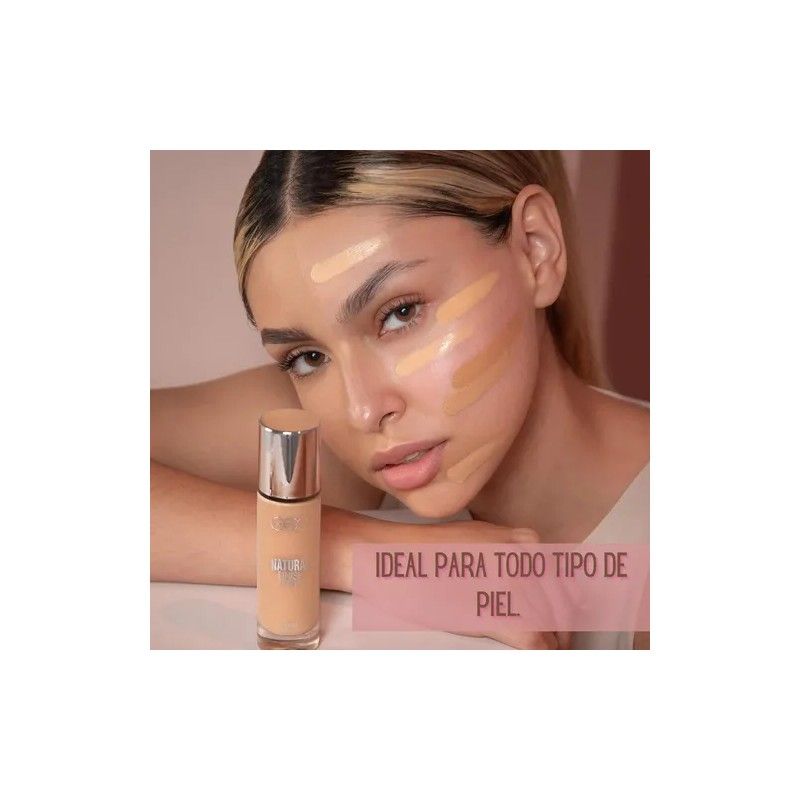 Goc, Base De Maquillaje Liquida, Natural Finish, Luminosa