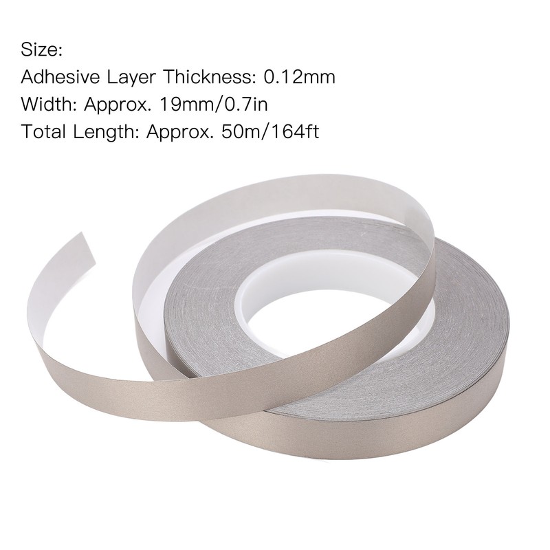 Conductive Cloth Adhesive Tape 0.12mm Thickness 19mm Width 50m Total