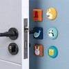 Door Pad, Collision Prevention Wall Protector, Rubber Pad for Door Handles Door Pad E GD06194 100ea