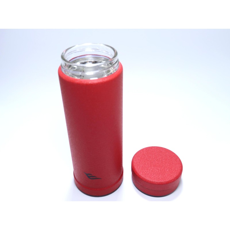 14oz/400ml Vacuum Insulated Glass Bottle,Glass Vacuum Drinking Cup,glass lined thermos,