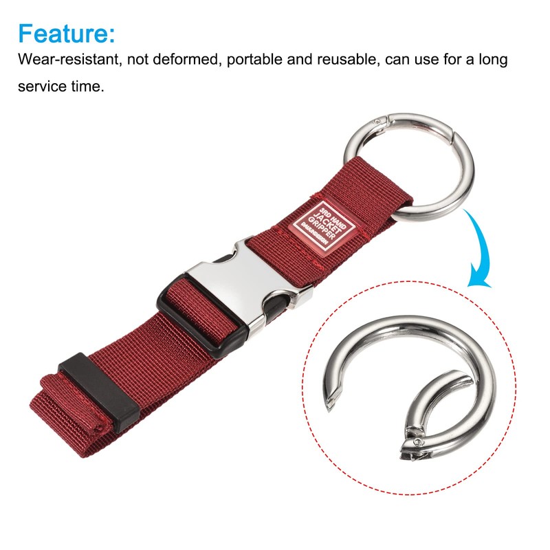 sourcing map Luggage Strap, Jacket Gripper Holder Suitcase Belt Carry