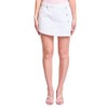 YMI Women's Denim Wrap Skort, K White, 5