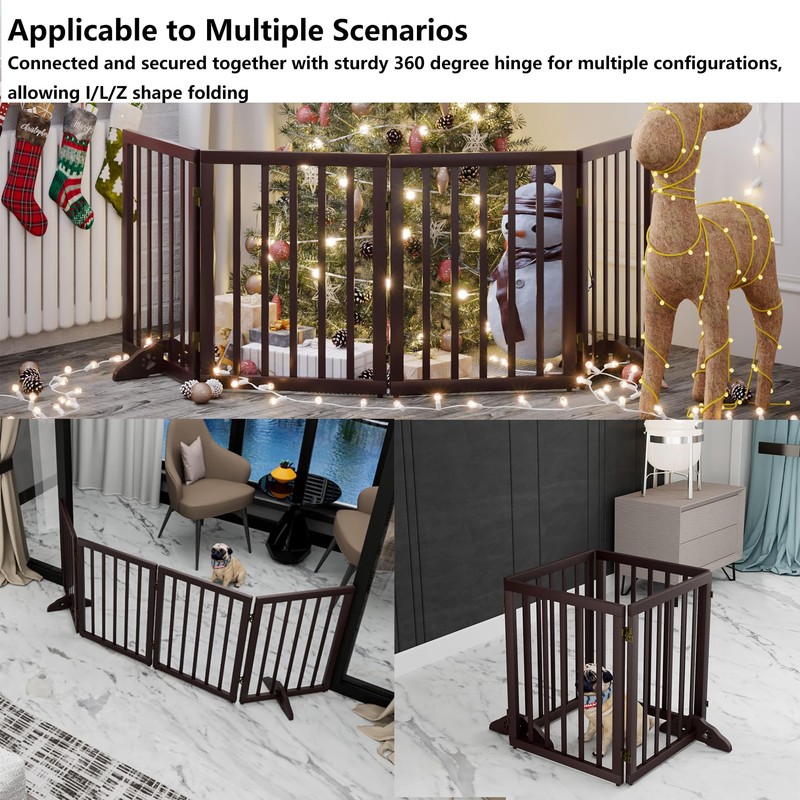 Mino Kesper Dog Gates for Doorways Stair House Pet Gates