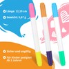 AMUSEPROFI Neon Pens, Neonmarkerzum Ersatz, 2 Spitzen, Anwendbar Für Schreibtafel,