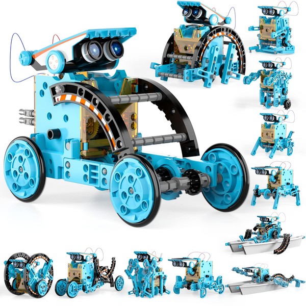 Lucky Doug 12-in-1 STEM Solar Robot Kit Toys Gifts for