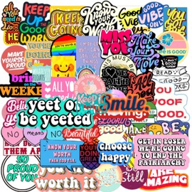 Stickers y Pegatinas de Vinilo 50 Pack. Estampas decorativas de alta Calidad HD. (BENICEARCOIRIS68)