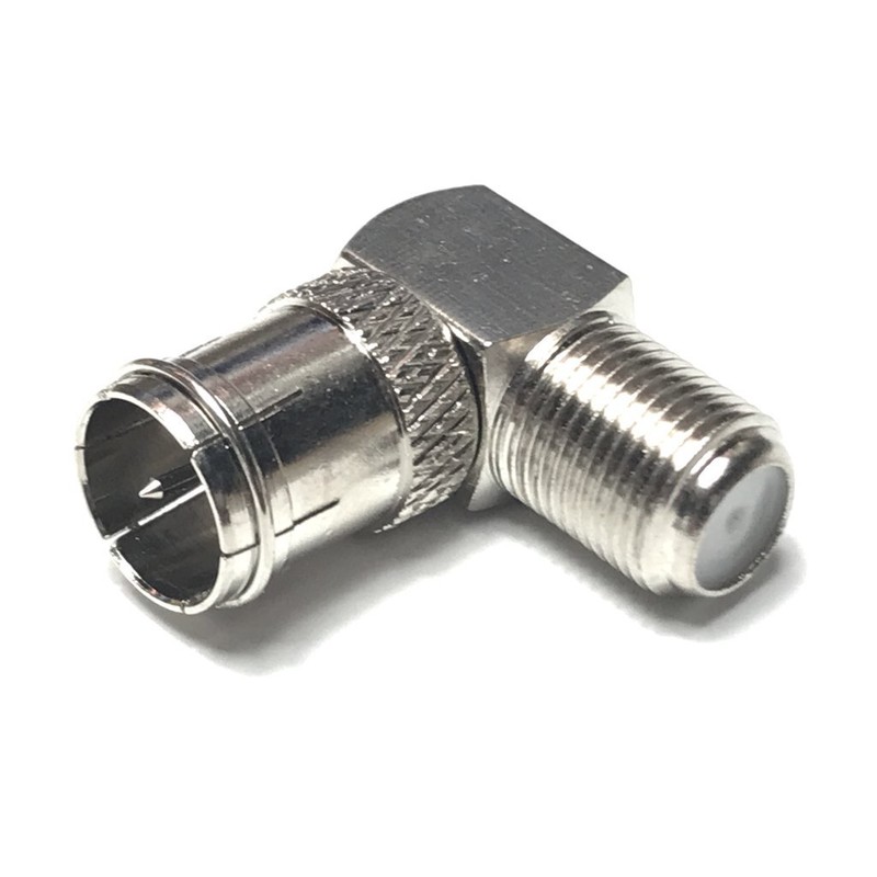 CESS - Conector F-Jack coaxial de ángulo recto a F-Quick