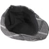 Mens Adjustable Plaid Newsboy Cabbie Golf Beret Flat Hat Cap