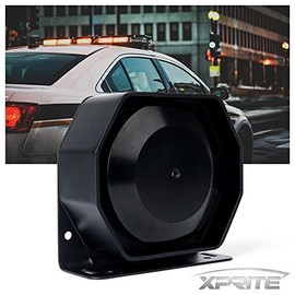 Xprite Compact 200 Watt High Performance Extra Slim Siren Speaker (Capable with Any 100-200 Watt Siren)