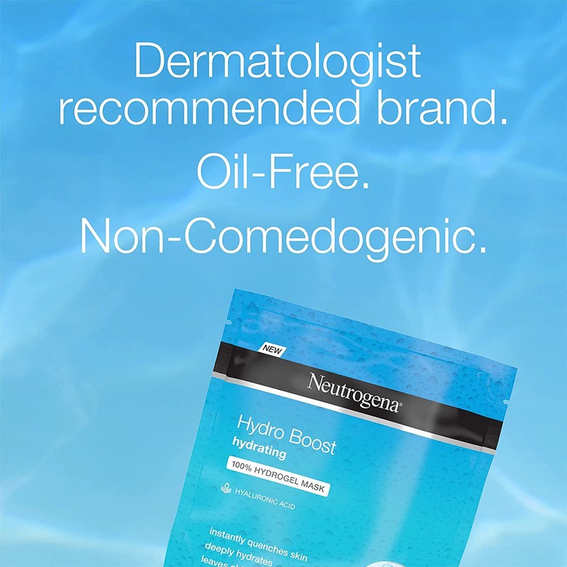 Neutrogena Hydro Boost and Hydrating Hydrogel Mask, 1 Ounce Each