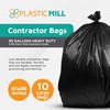 PlasticMill Contractor Bags Heavy Duty - Commercial, Industrial Garbage Bags