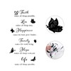 6 Pieces Vinyl Wall Decals, Faith Makes All Things Possible,