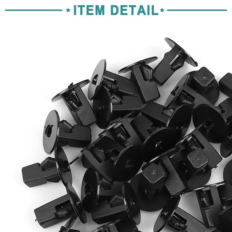 ACROPIX 40pcs Plastic Rivet Bumper Fender Fastener Clips for Toyota