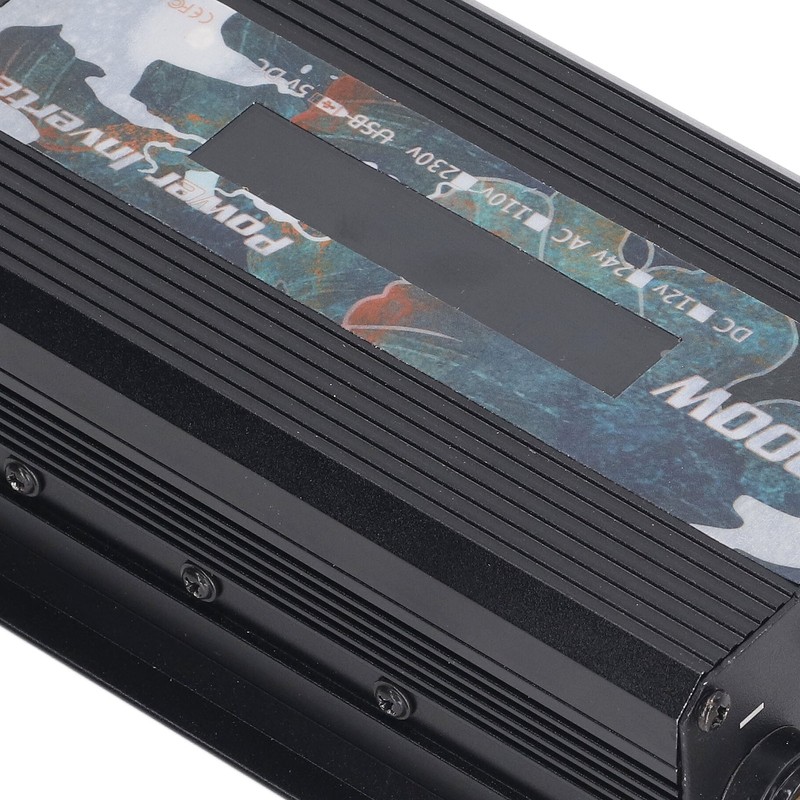 2000W Solar Car Inverter with Fan LCD Screen DC to