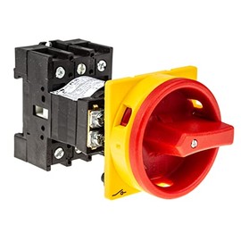 Eaton 055335 Main Switch 3 Pin 25 A Emergency Stop Lockable in 0 Position Rear Mounted