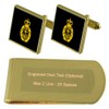 Royal Navy Insignia Rank Chief Petty Officer Gold-tone Cufflinks Money