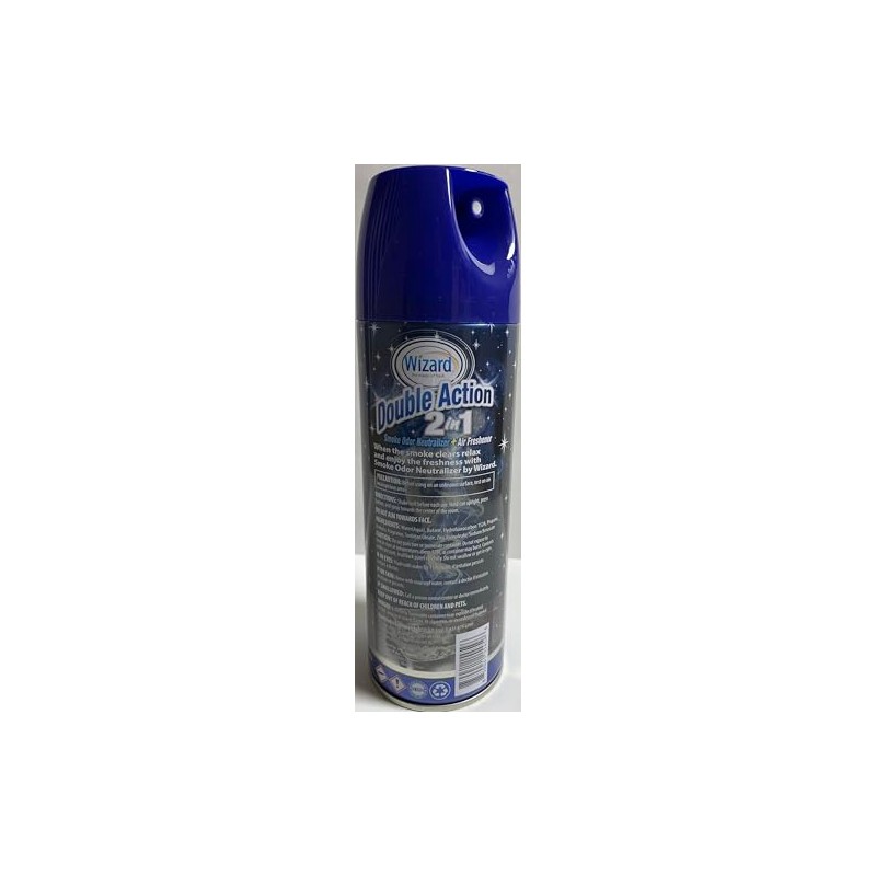 Wizard Double Action Smoke Odor Neutralizer & Air Freshener, Eliminates
