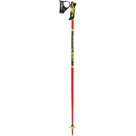 LEKI WCR Lite SL Children's Ski Poles 3D Bright Red/Black/Neon Yellow 95