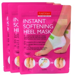 Purederm 3 PUREDERM Heel Mask Korean Beauty Exfoliating Foot Softening Mask, Foot Mask