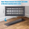 Zonon 4 Pcs Floor Vent Cover 4 x 10 Inch