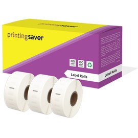 Printing Saver 3X 11352 25 x 54 mm Compatible Return Address Labels Rolls (500 Labels per Roll) for LabelWriter 310 320 330 4XL 400 450 Turbo/Twin Turbo/Duo & Seiko SLP Label Printers