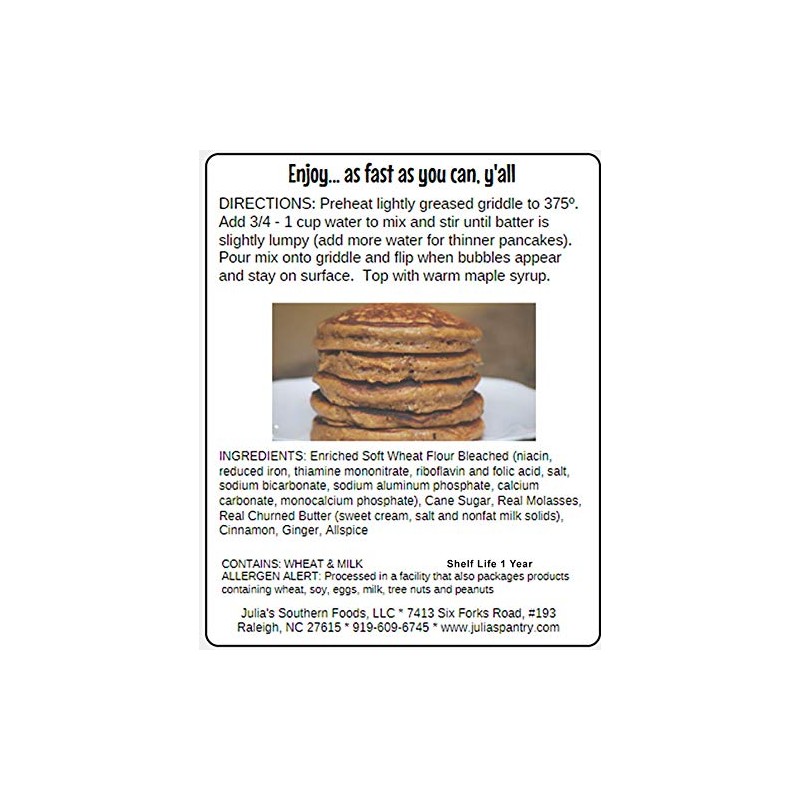 Gingerbread Pancake Gift Bag