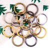 Swpeet 60 x Heavy Duty Metal O Rings 4 Colours