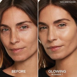 Corrector en crema radiante Slip Tint Corrector de cobertura total para ojeras, enrojecimiento e imperfecciones Fórmula ligera enriquecida con ácido hialurónico hidratante Tono 7 (0,17 oz)