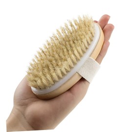 FOMIYES Remover Body Dry Brush Natural Bristle Body Brush Spa Massager Body Scrubbers Face Exfoliator Brush Handheld Scrubber Massagers Handheld Facial Scrubber Bamboo